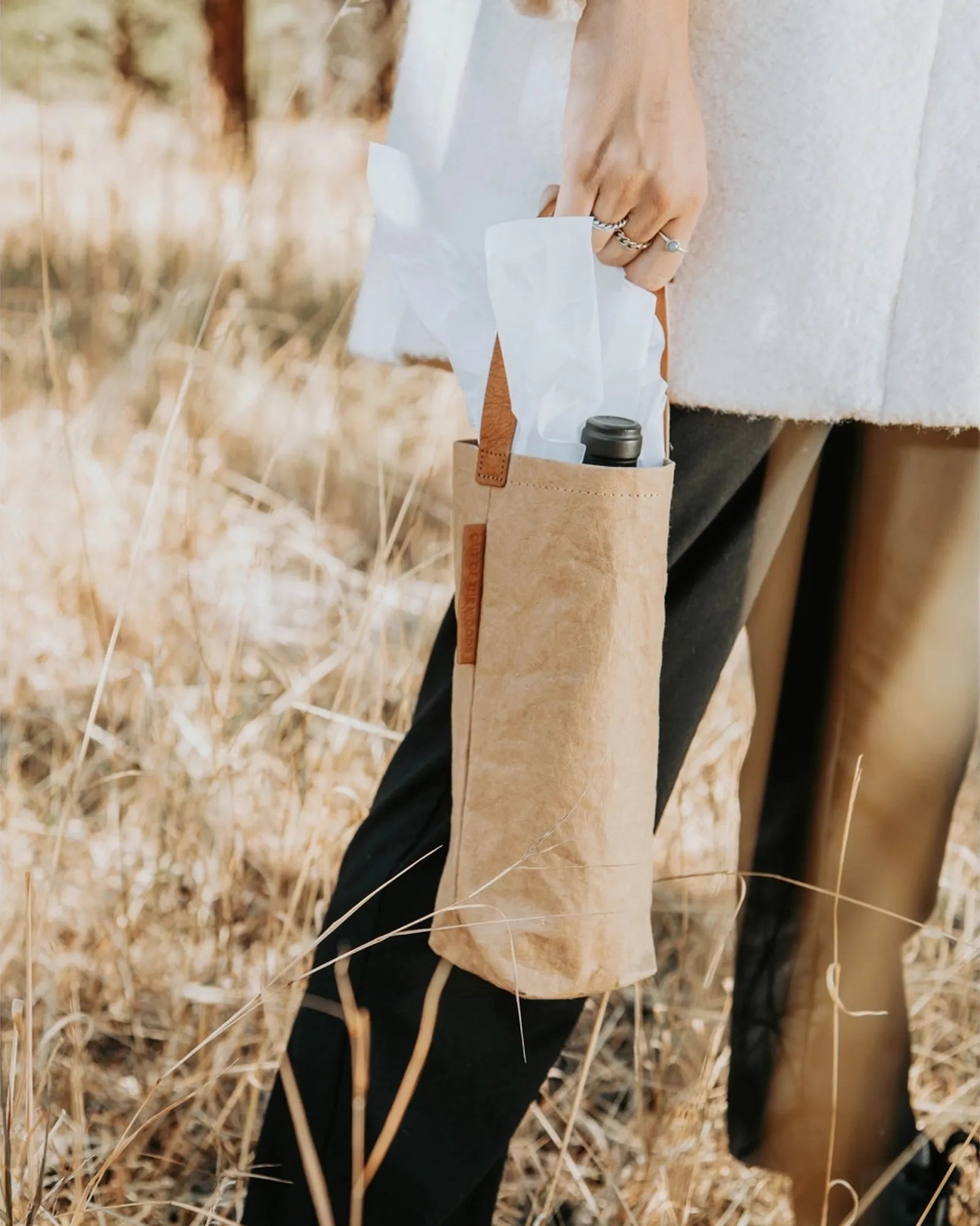 Custom FSC-certified wine tote for 750mL bottles - 5